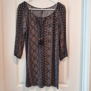 Black Tunic Top